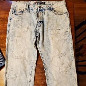 Men's Southpole Jeans w/ rips 38/34